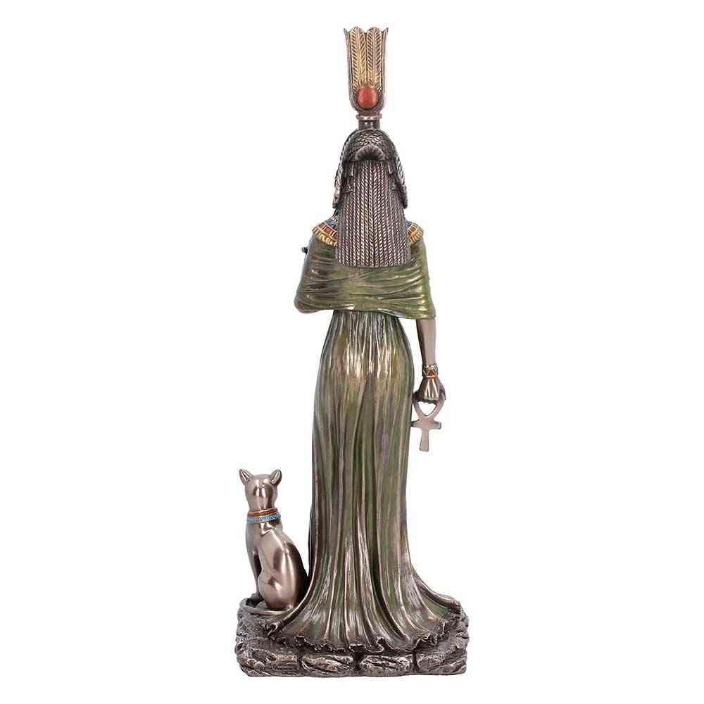 Nemesis Now - Egyptian Queen Nefertari Dekorative Figur - Bronzefarben